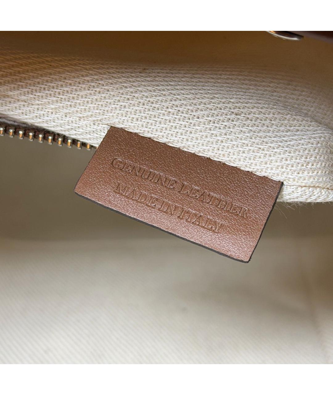 BALLY Коричневый кожаный портфель, фото 6