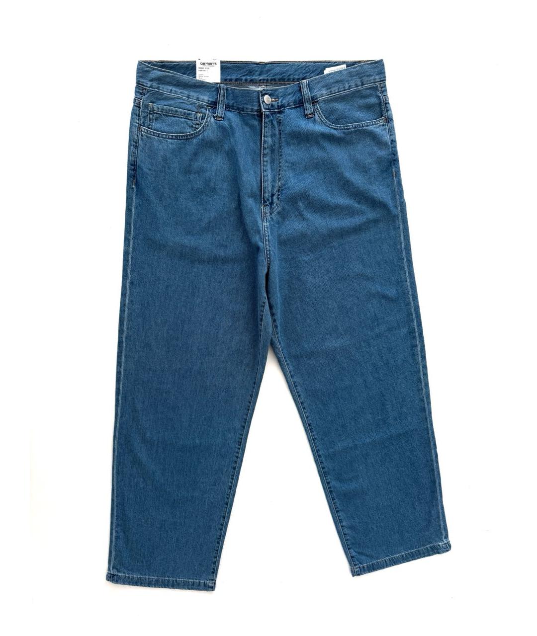 CARHARTT WIP Синие хлопковые прямые джинсы, фото 1