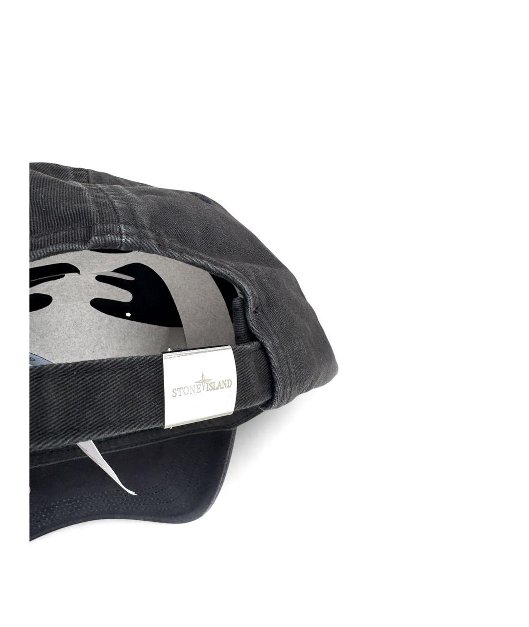 STONE ISLAND Антрацитовая кепка/бейсболка, фото 4