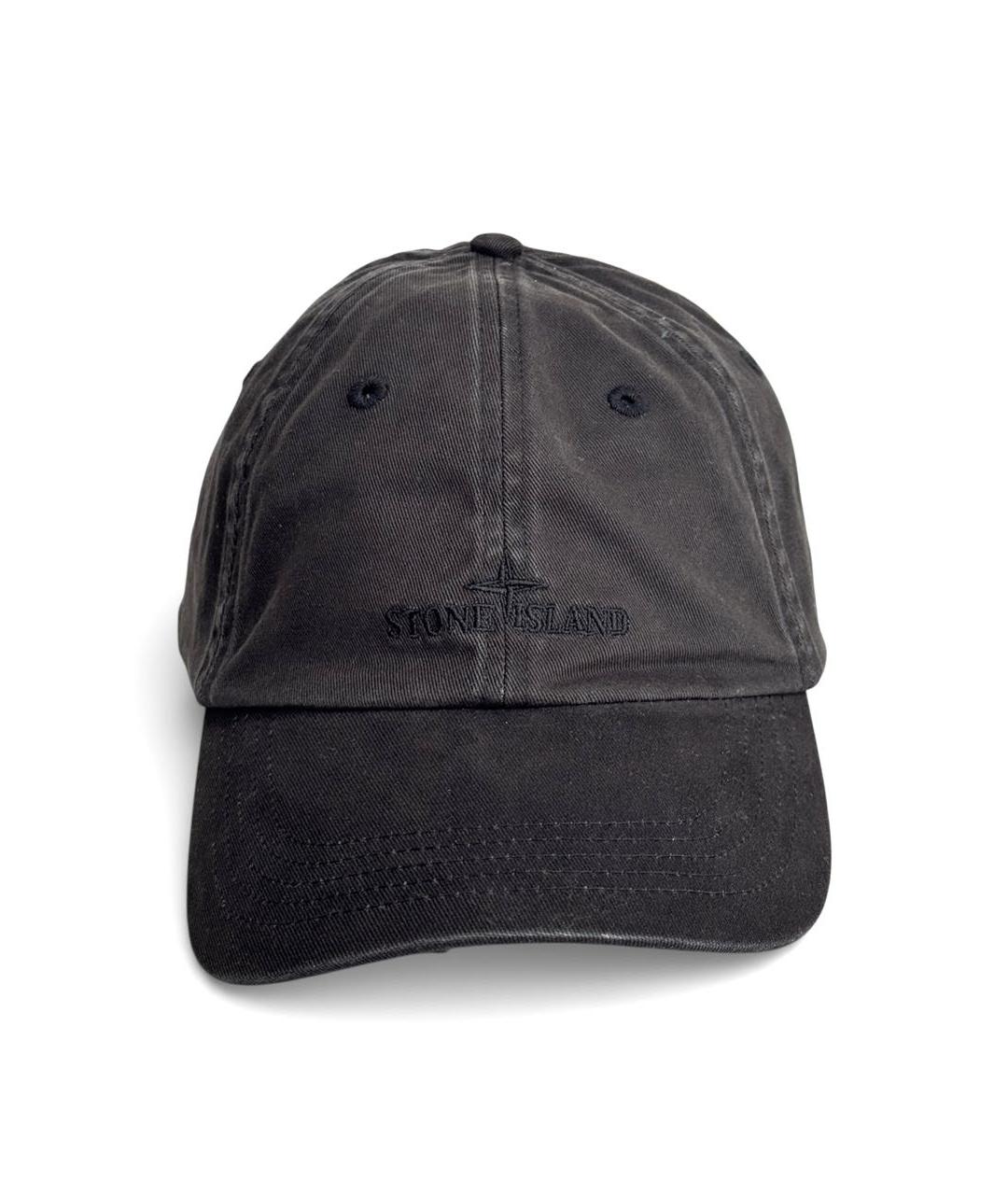 STONE ISLAND Антрацитовая кепка/бейсболка, фото 1