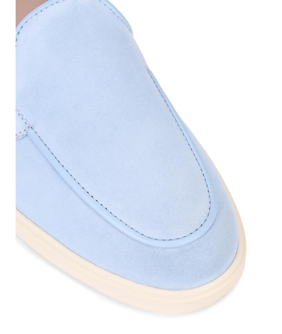 SANTONI Голубые лоферы, фото 5