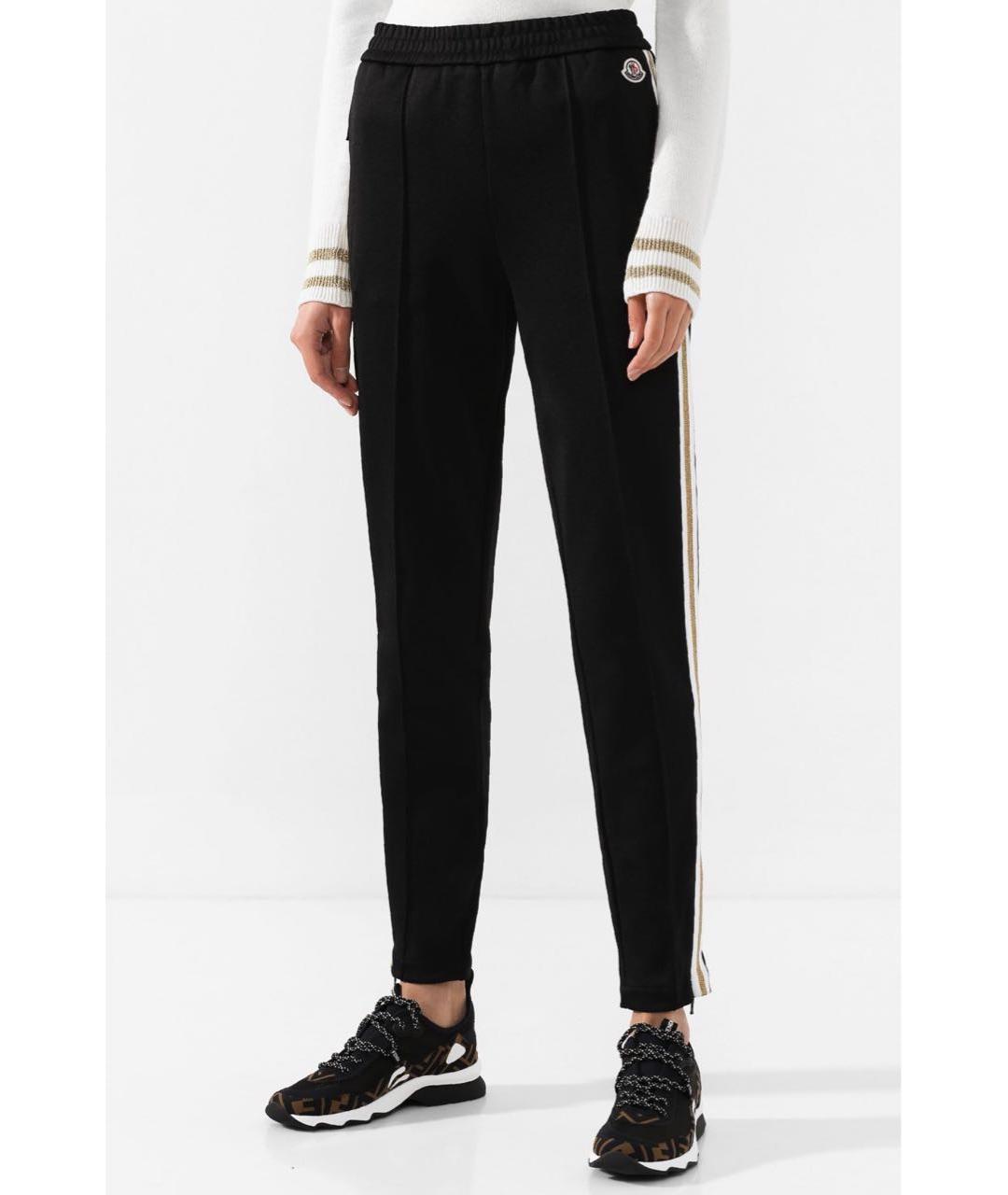 MONCLER Черные спортивные брюки и шорты, фото 3