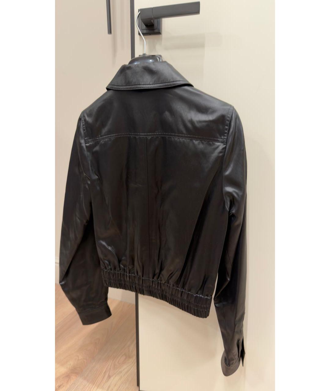 SAINT LAURENT Черная хлопковая куртка, фото 2