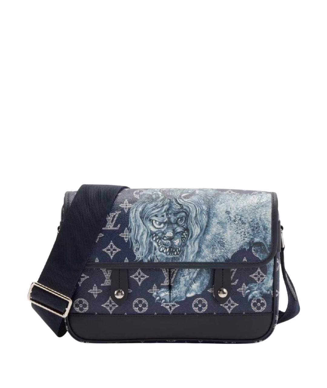 LOUIS VUITTON Темно-синяя сумка на плечо, фото 1