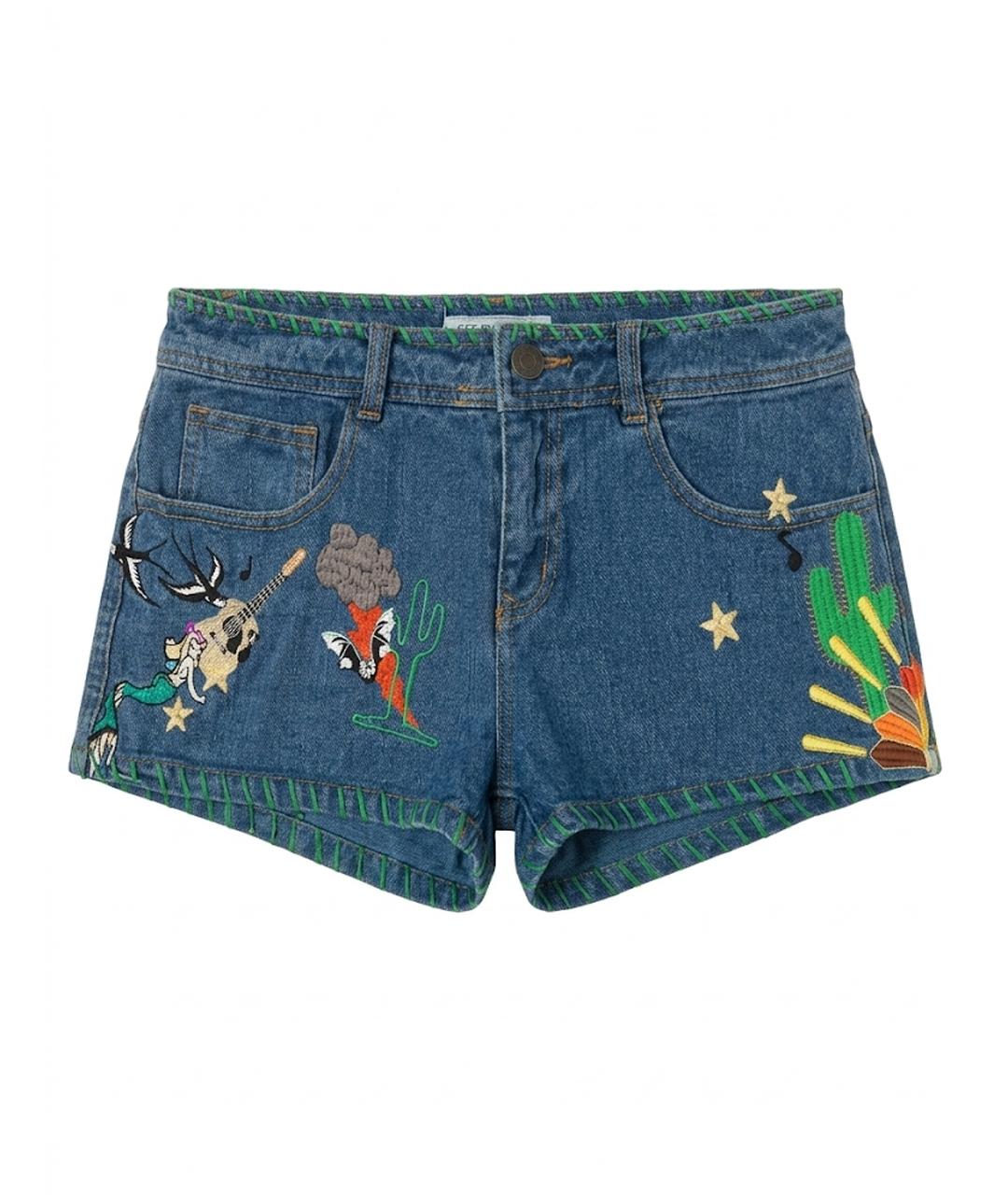 CHLOE Синие хлопковые шорты, фото 1