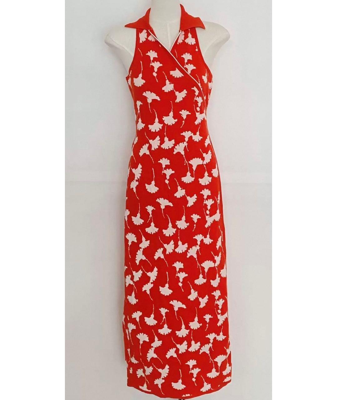 DIANE VON FURSTENBERG Красное повседневное платье, фото 3