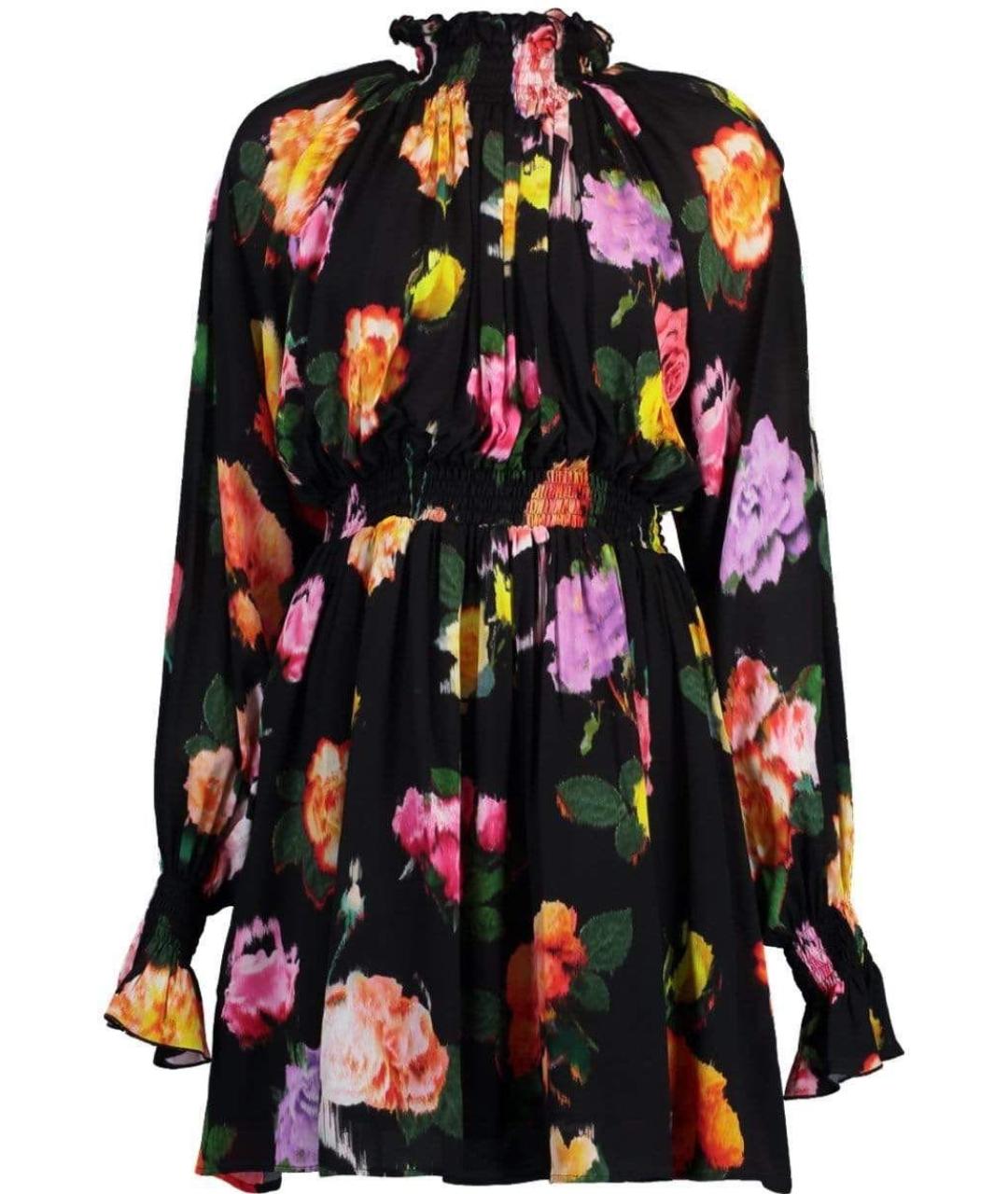 MSGM Мульти вискозное коктейльное платье, фото 1