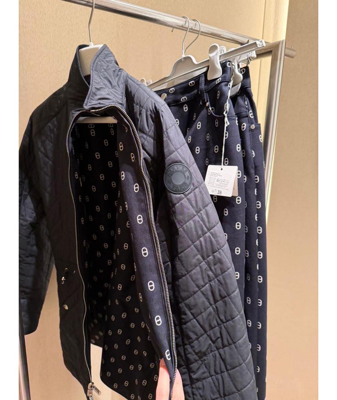 HERMES Темно-синяя парка, фото 3