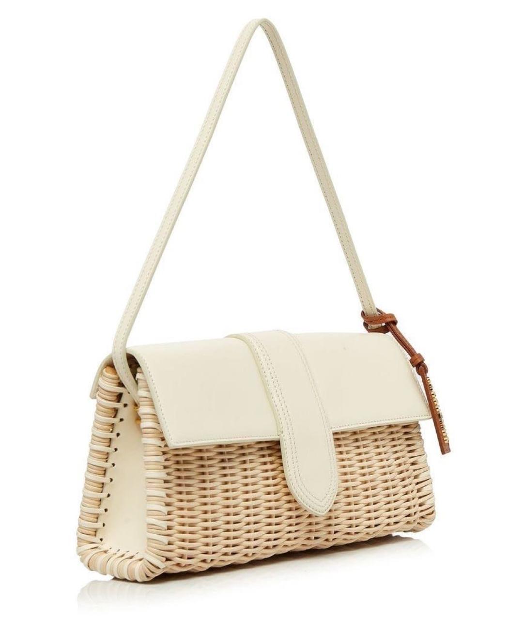 JACQUEMUS Бежевая сумка с короткими ручками, фото 2