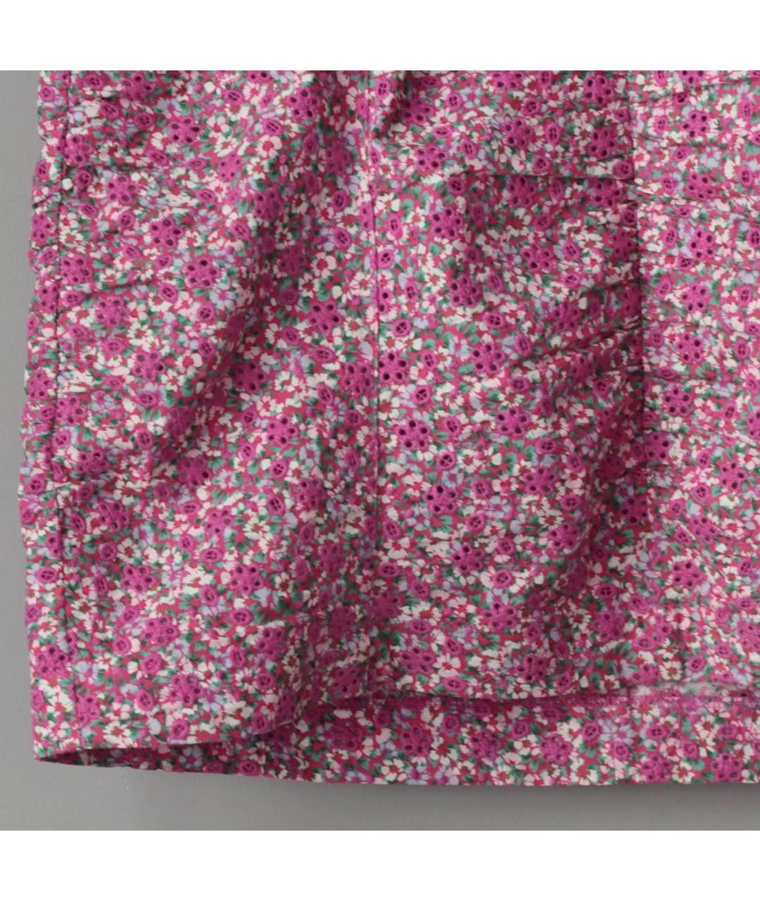 MAJE Розовое хлопковое повседневное платье, фото 6