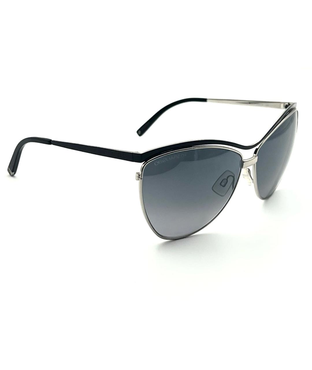 DSQUARED2 Серые металлические солнцезащитные очки, фото 5