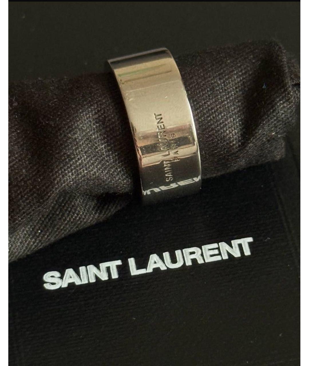SAINT LAURENT Серебряное серебряное кольцо, фото 2