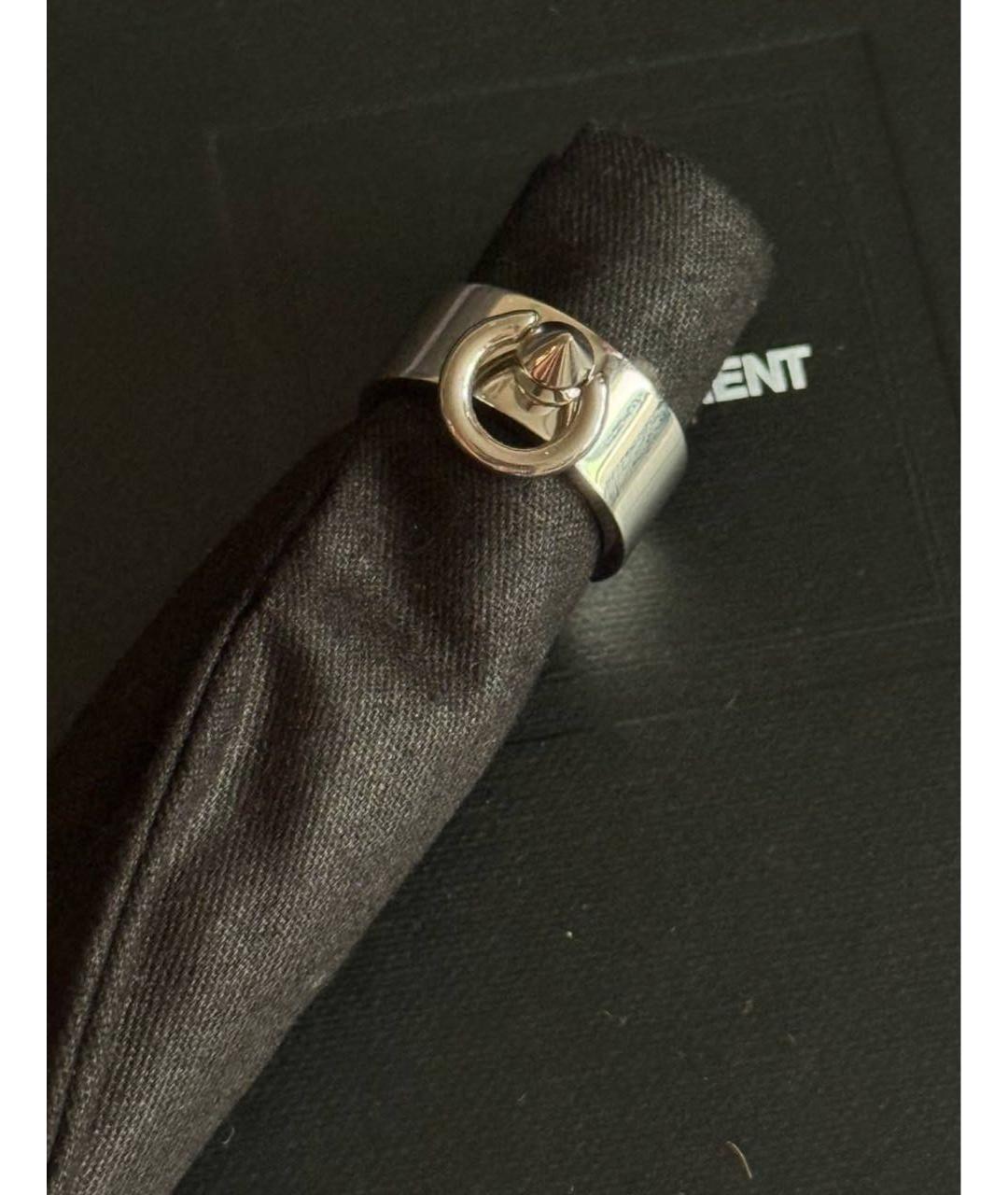 SAINT LAURENT Серебряное серебряное кольцо, фото 3