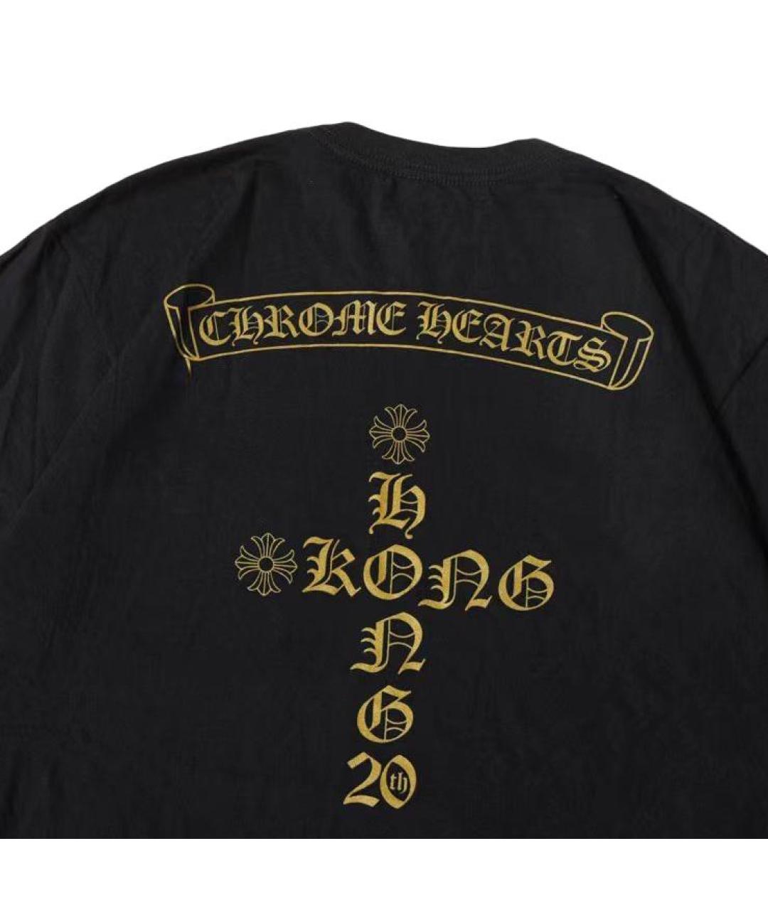 CHROME HEARTS Черная футболка, фото 3