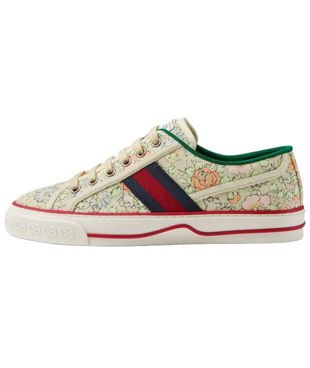 GUCCI Мульти текстильные кеды, фото 2