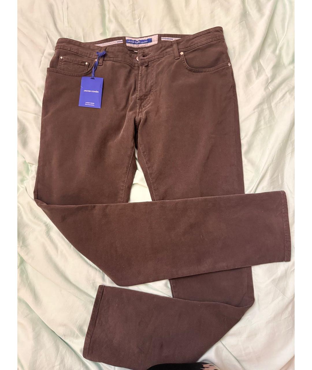 JACOB COHEN Антрацитовые хлопко-эластановые джинсы скинни, фото 6