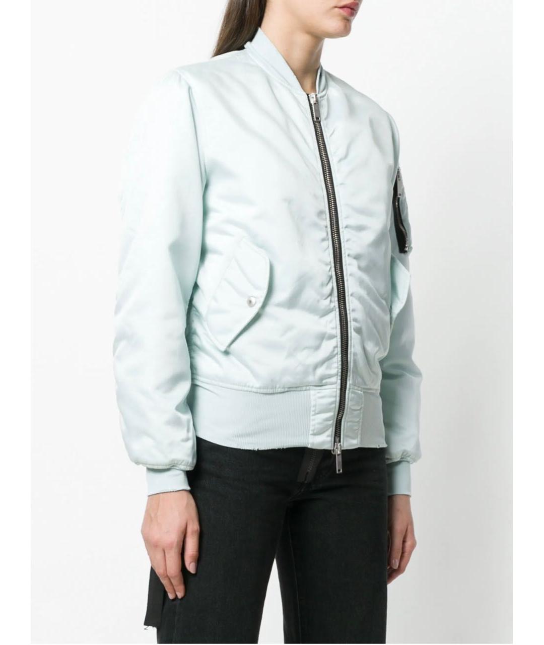 UNRAVEL PROJECT Голубая полиамидовая куртка, фото 3