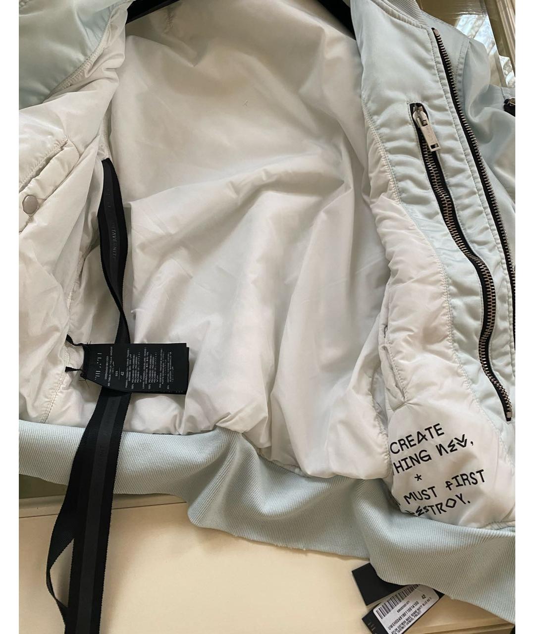 UNRAVEL PROJECT Голубая полиамидовая куртка, фото 6