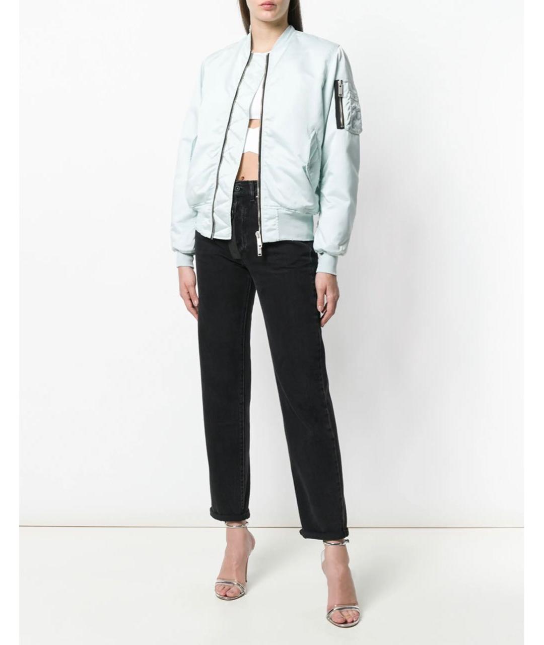 UNRAVEL PROJECT Голубая полиамидовая куртка, фото 2