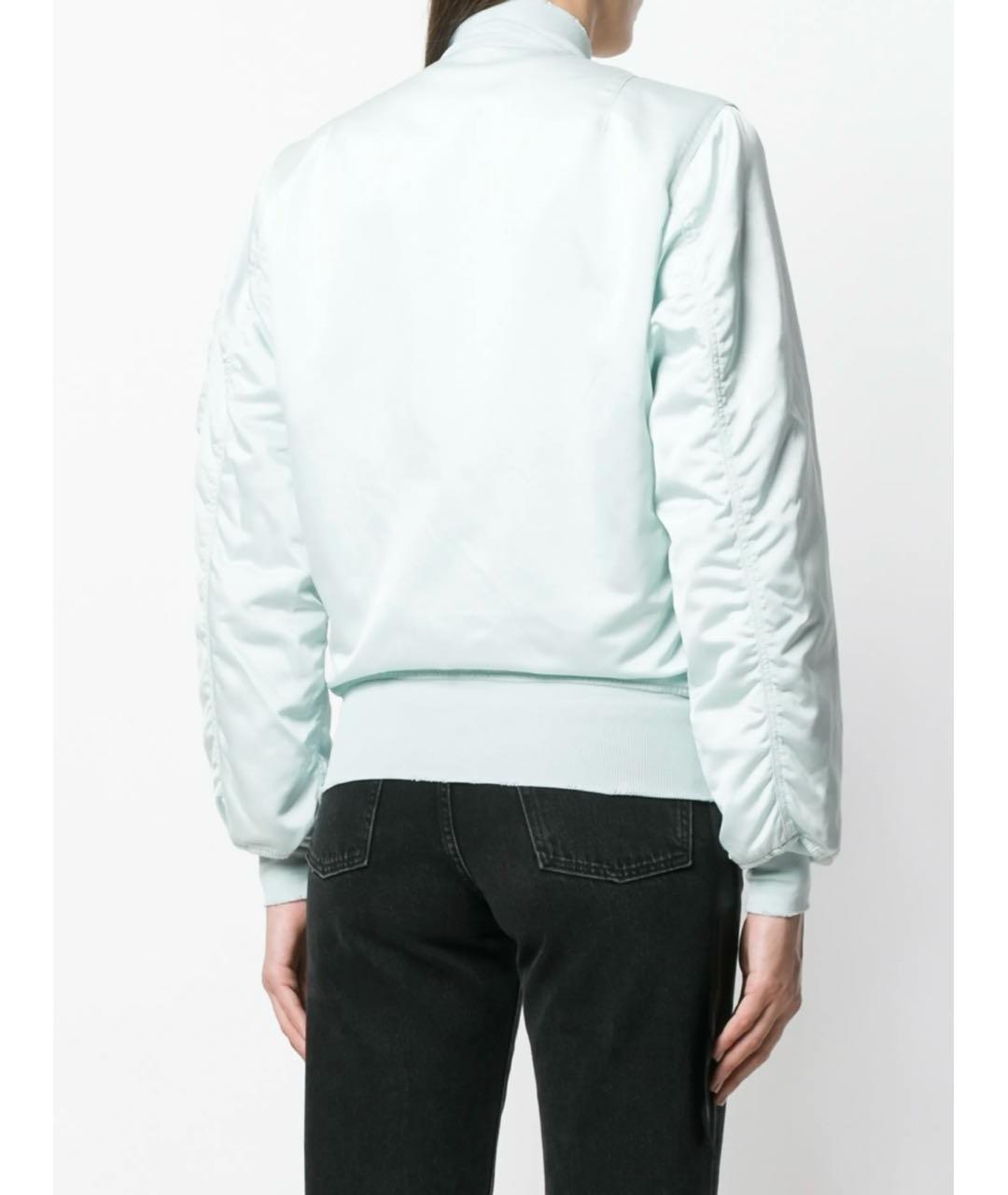 UNRAVEL PROJECT Голубая полиамидовая куртка, фото 4
