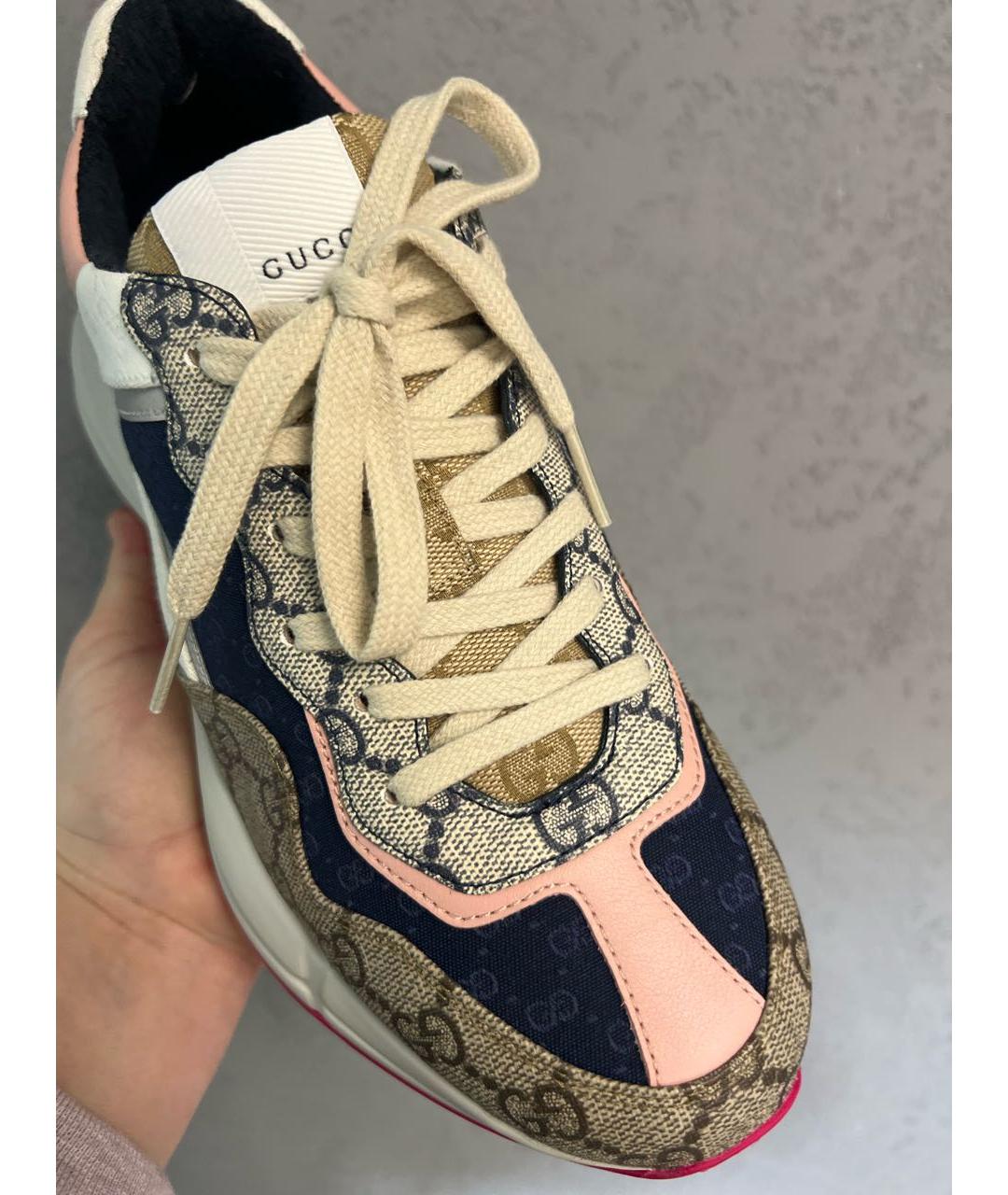 GUCCI Мульти кроссовки, фото 8