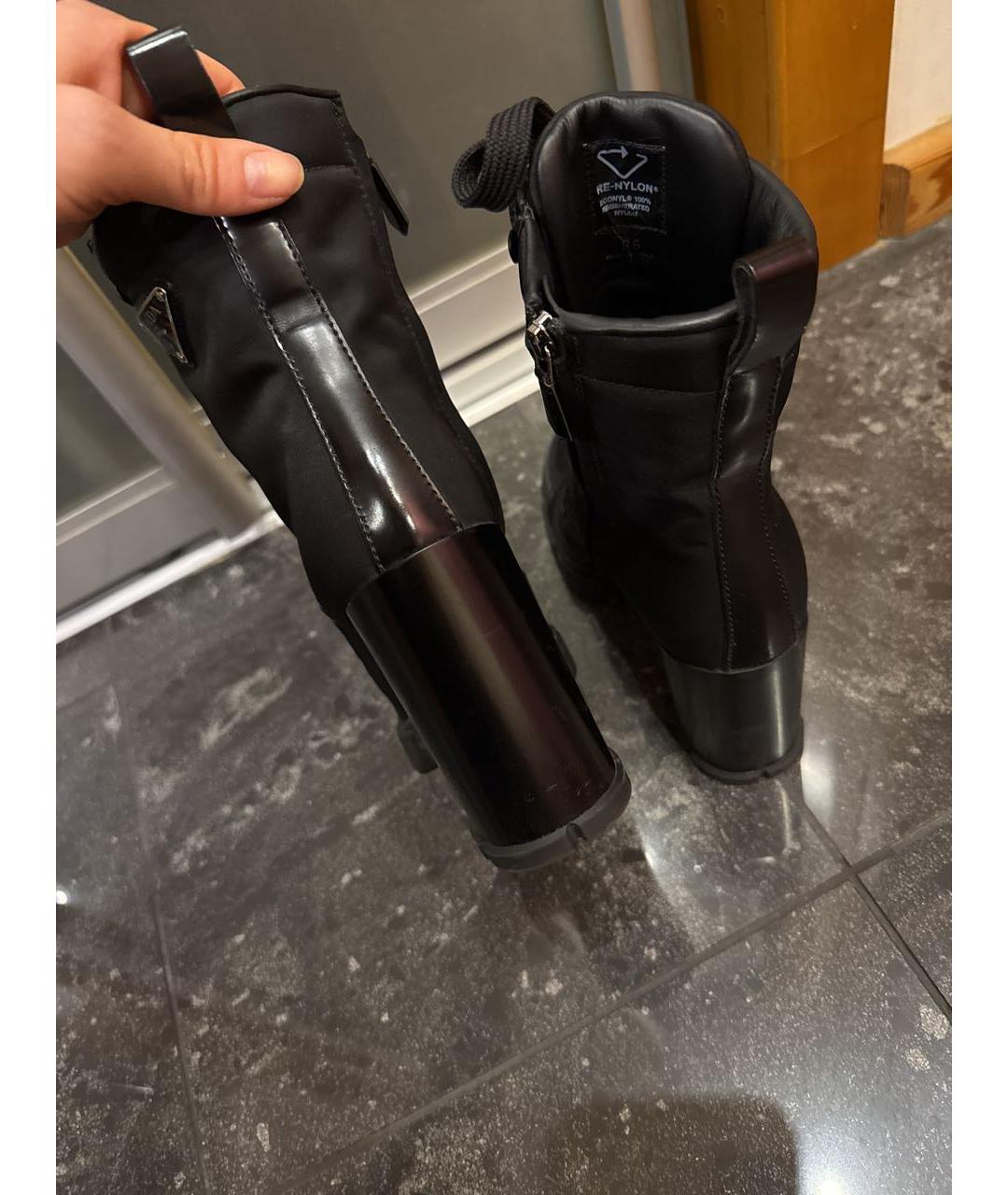 PRADA Черные ботильоны, фото 8