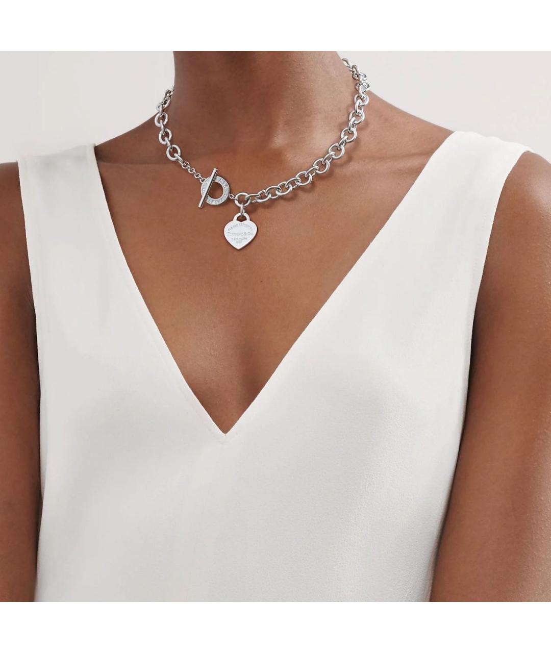 TIFFANY&CO Серебряное колье, фото 4