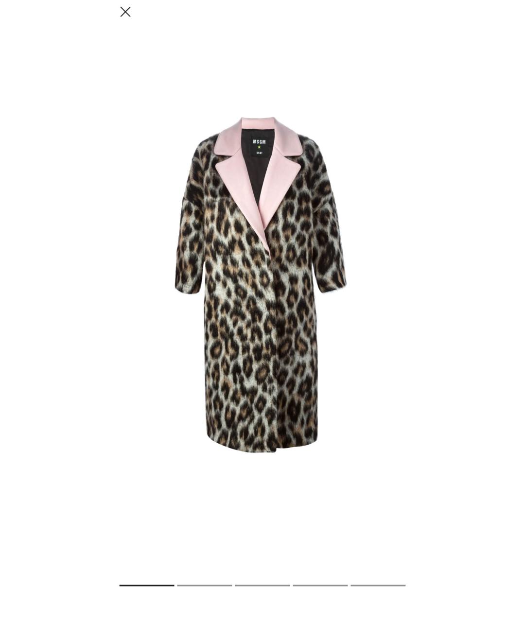 MSGM Шерстяное пальто, фото 5