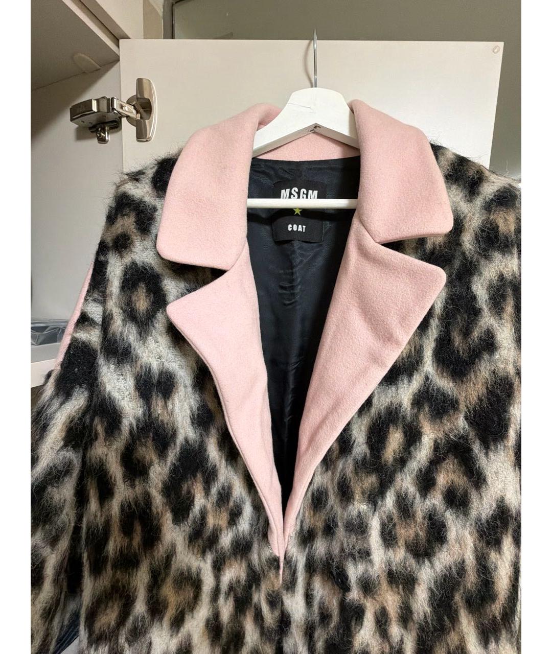 MSGM Шерстяное пальто, фото 4