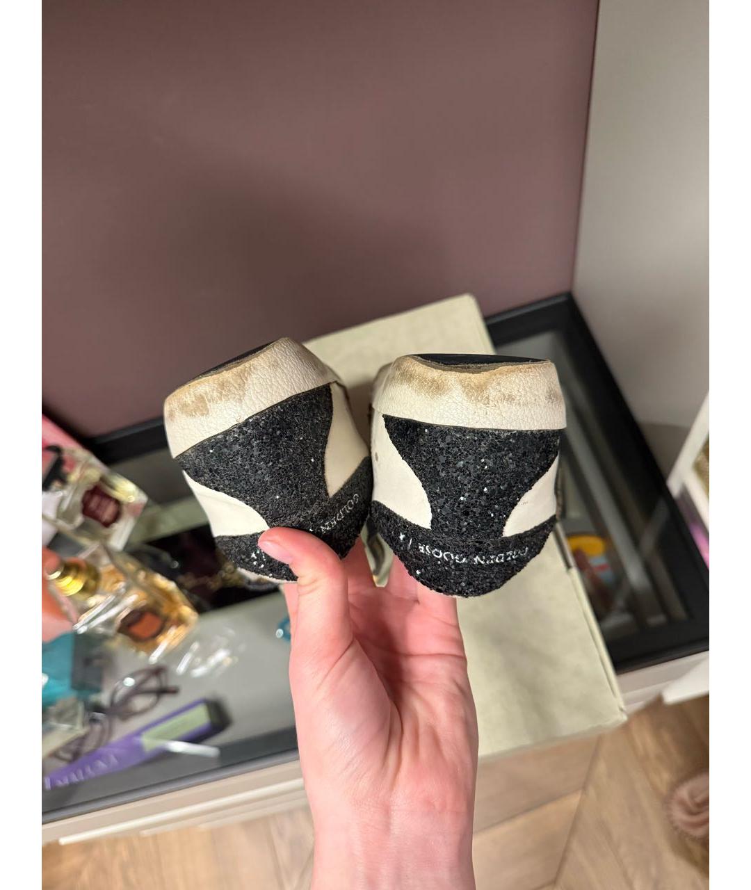 GOLDEN GOOSE DELUXE BRAND Белые кожаные кеды, фото 6