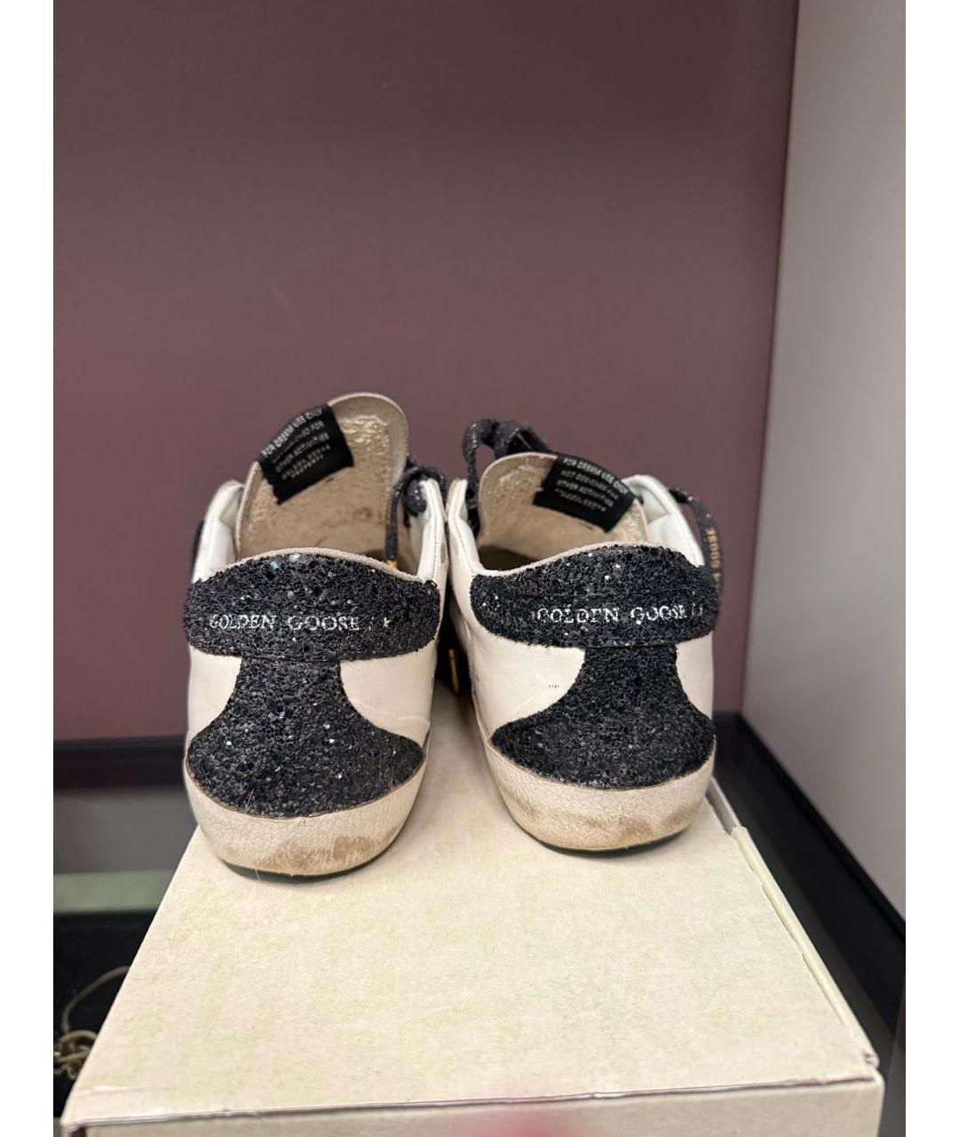 GOLDEN GOOSE DELUXE BRAND Белые кожаные кеды, фото 5