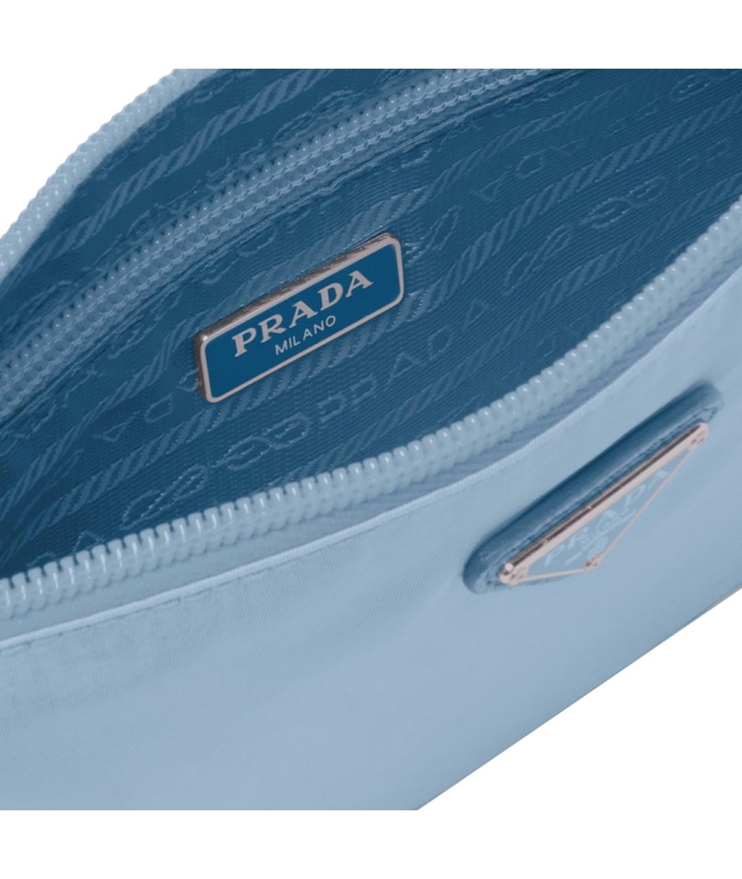 PRADA Голубая сумка через плечо, фото 5