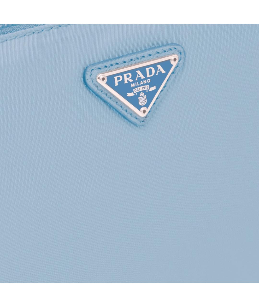 PRADA Голубая сумка через плечо, фото 4