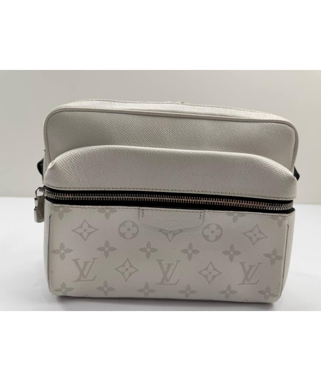 LOUIS VUITTON Белая кожаная сумка на плечо, фото 2