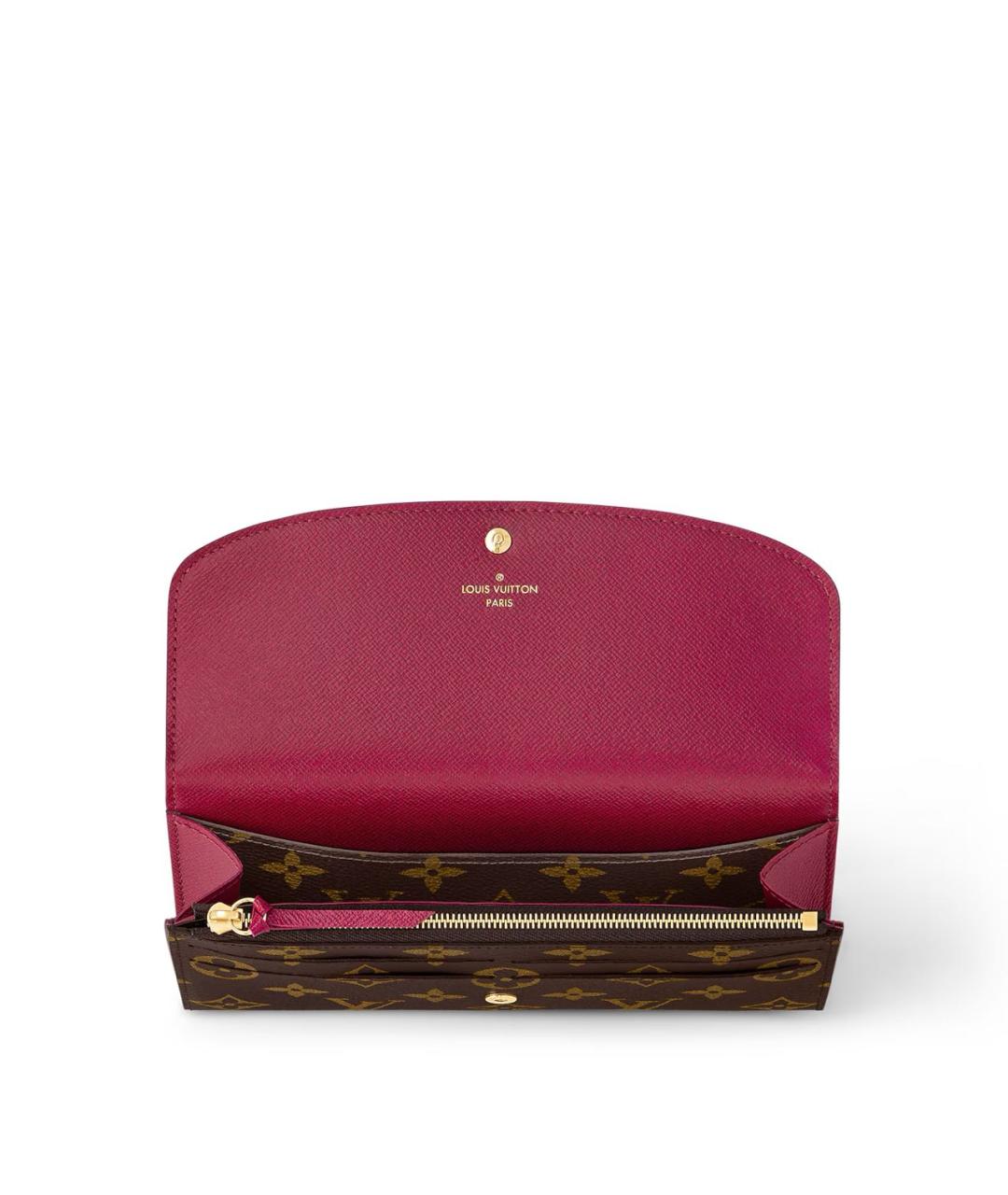 LOUIS VUITTON Коричневый кошелек, фото 3