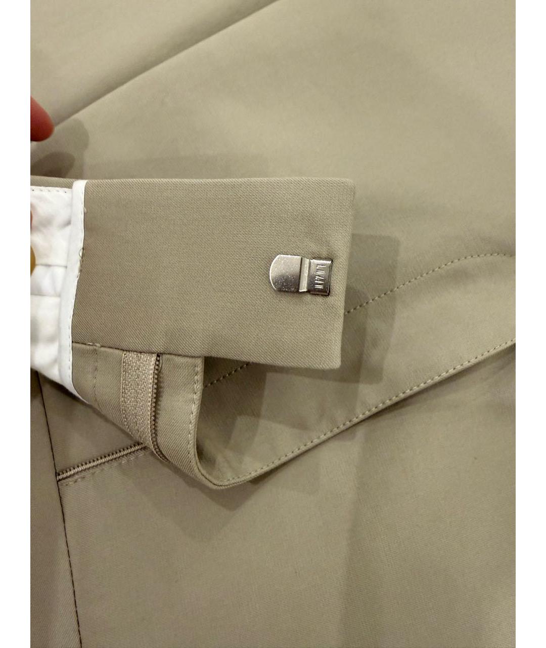 BOTTEGA VENETA Бежевые хлопковые шорты, фото 6