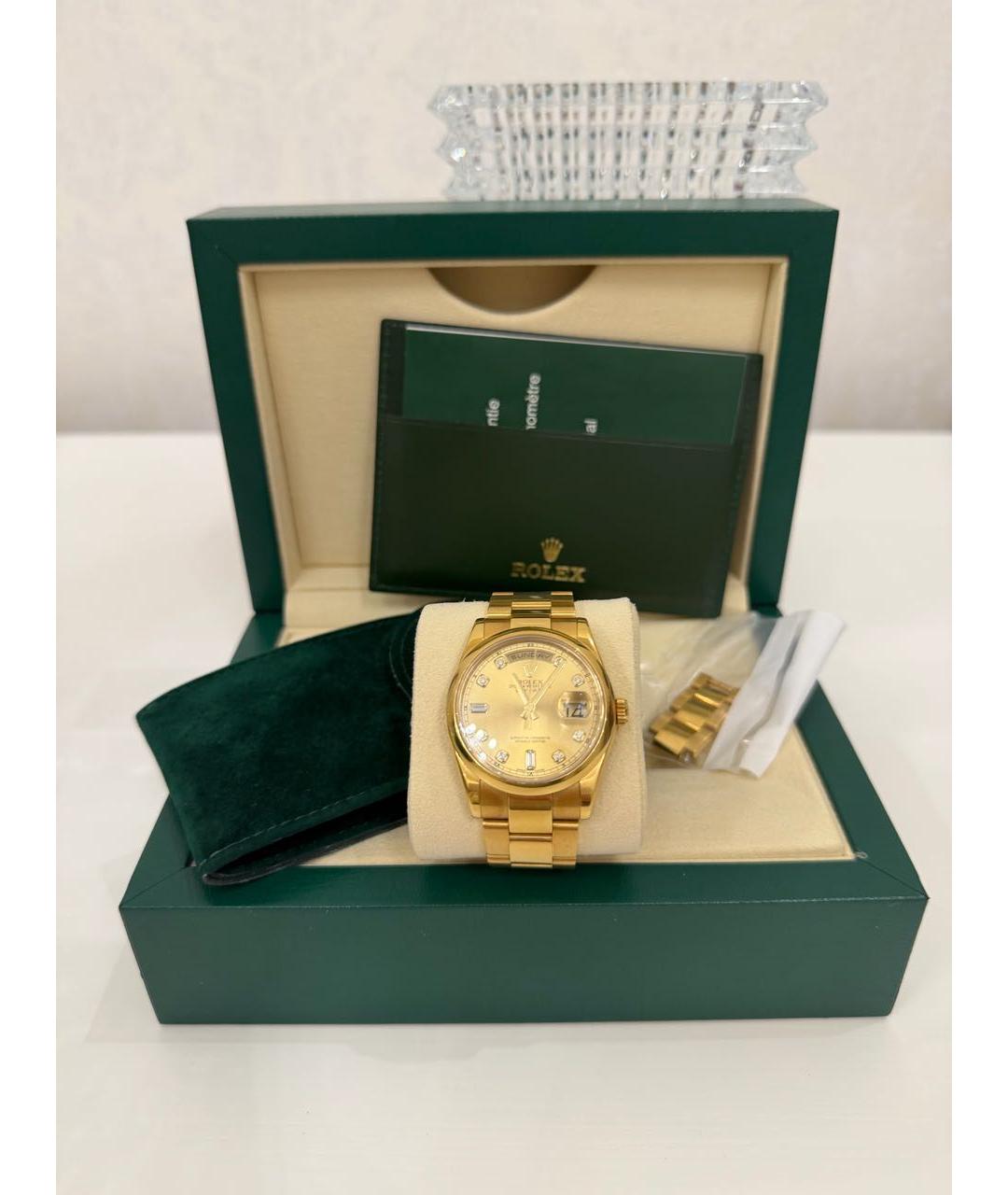 ROLEX Золотые часы из желтого золота, фото 3