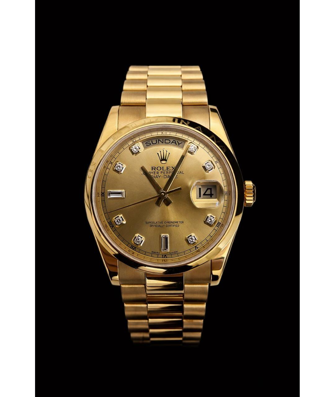 ROLEX Золотые часы из желтого золота, фото 5