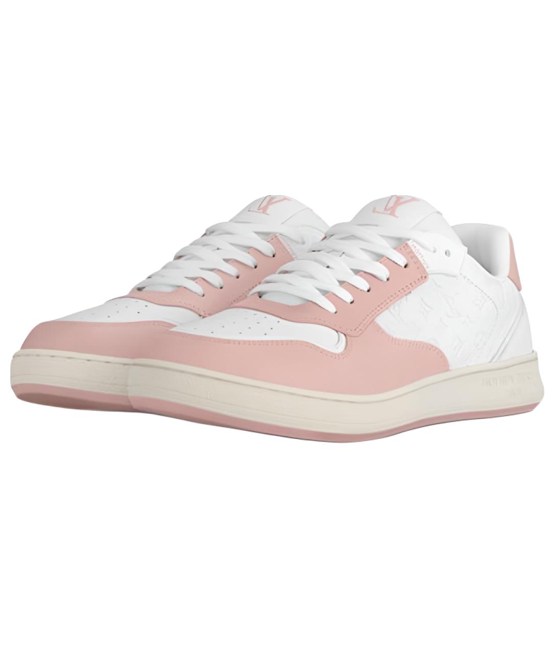 LOUIS VUITTON Розовые кроссовки, фото 4