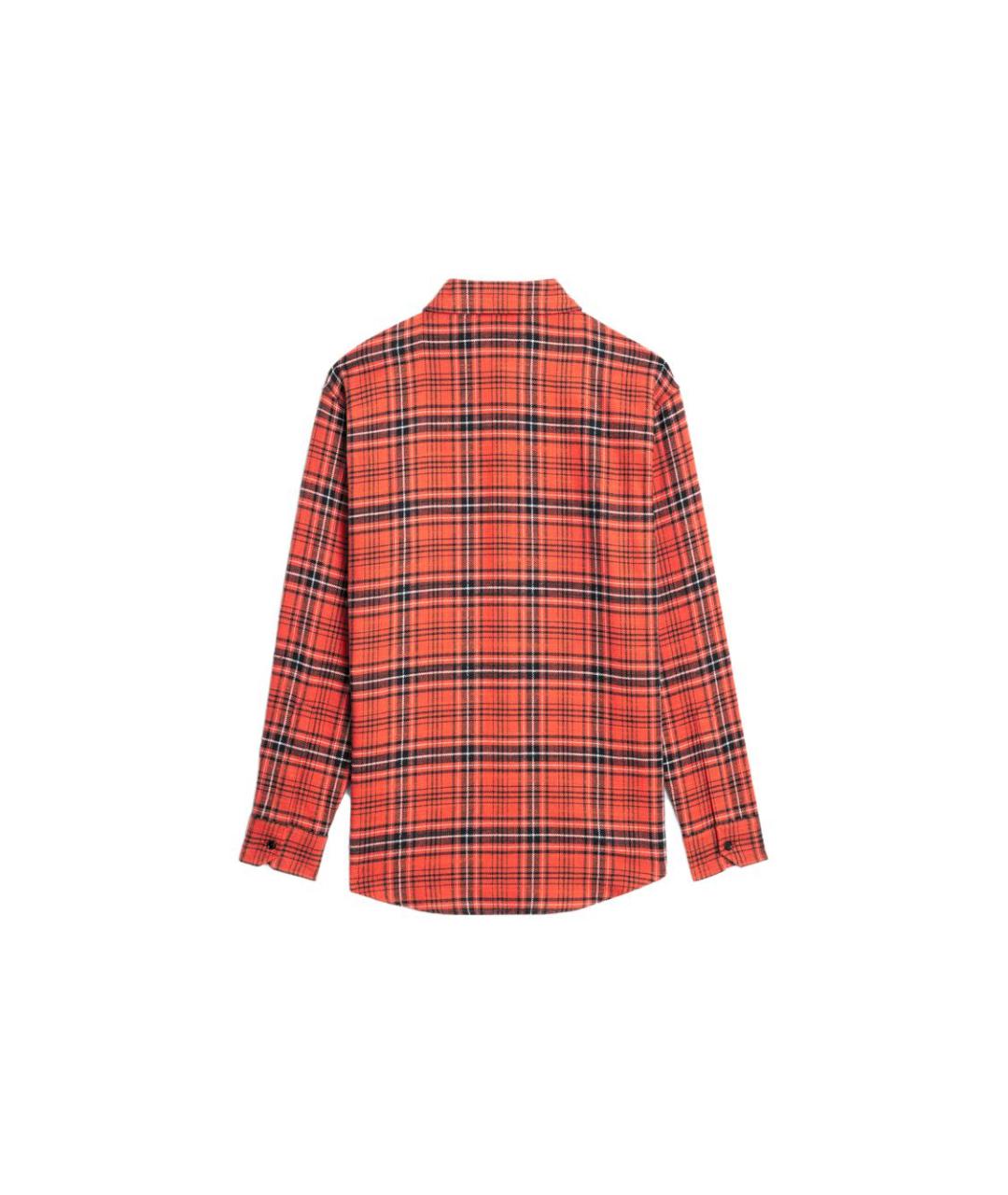 CELINE Оранжевая хлопковая кэжуал рубашка, фото 2