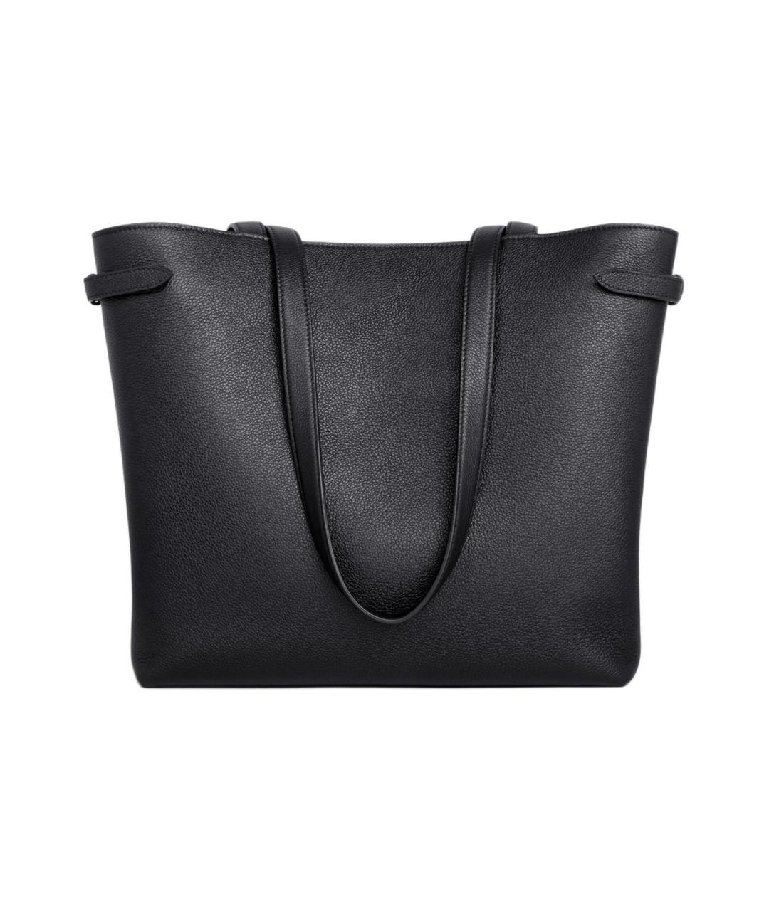 CELINE Черная кожаная сумка через плечо, фото 4