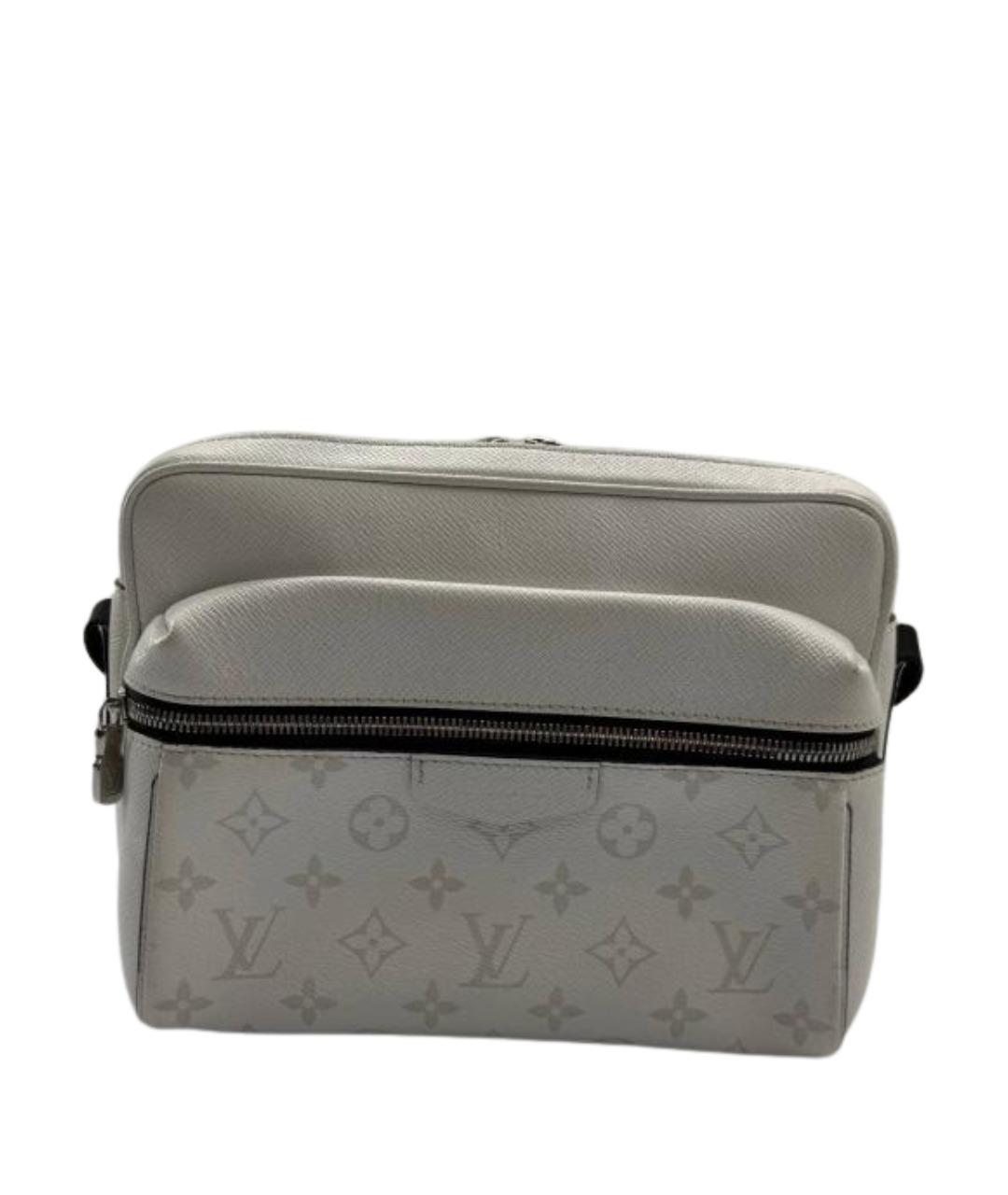 LOUIS VUITTON Белая кожаная сумка через плечо, фото 1