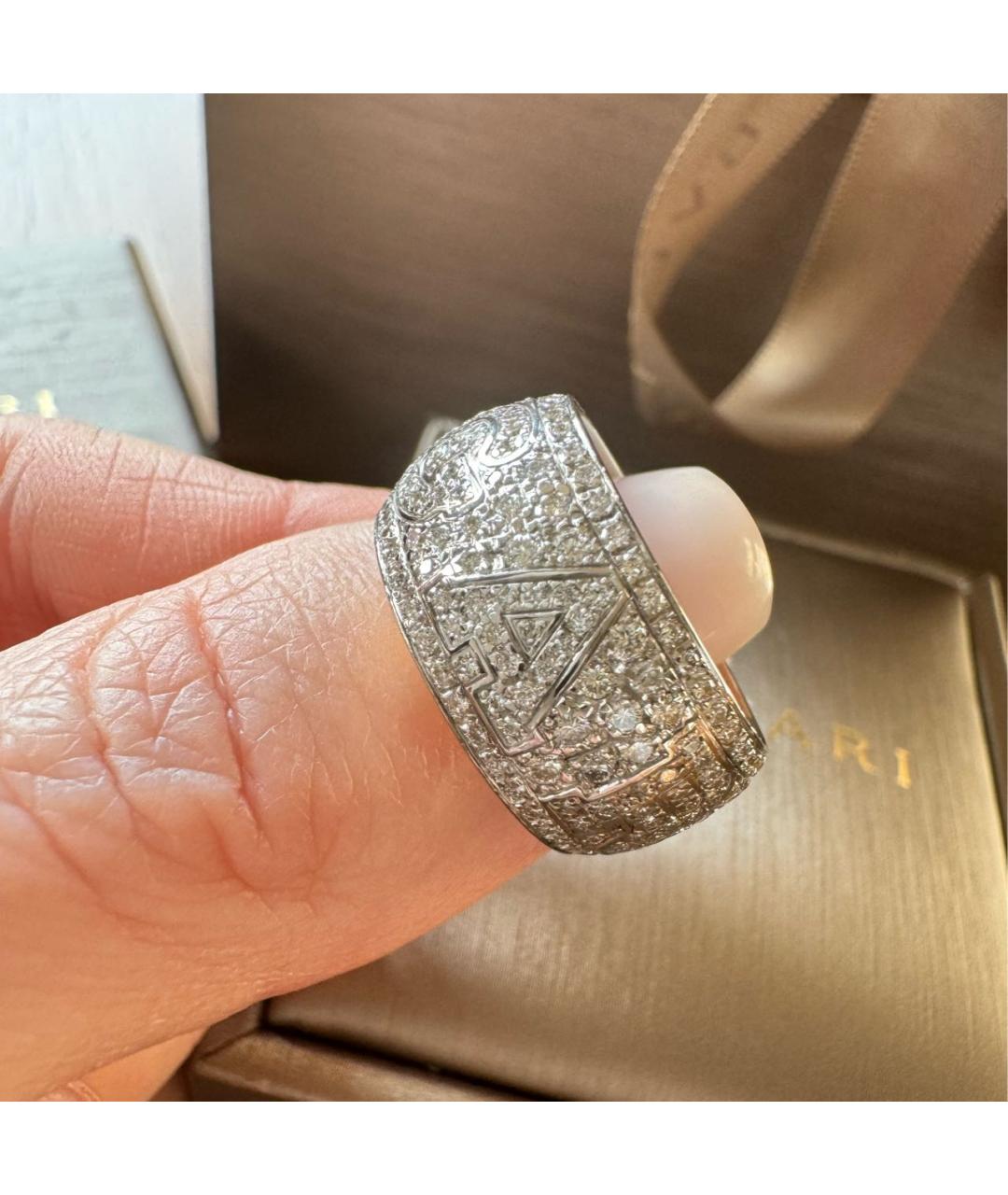 BVLGARI Белое кольцо из белого золота, фото 6