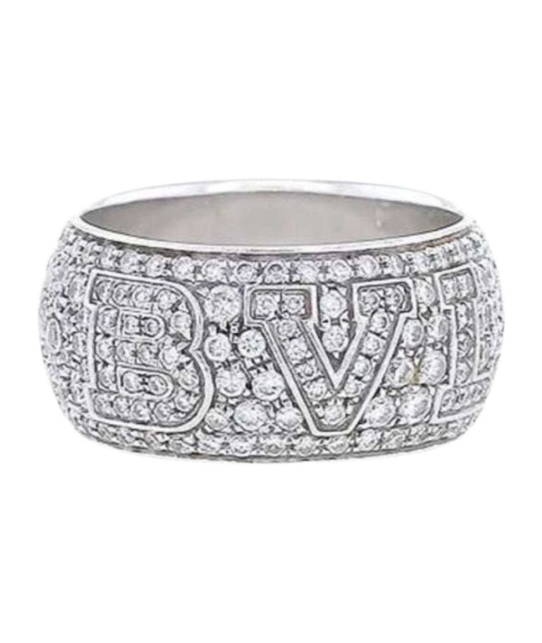 BVLGARI Белое кольцо из белого золота, фото 1