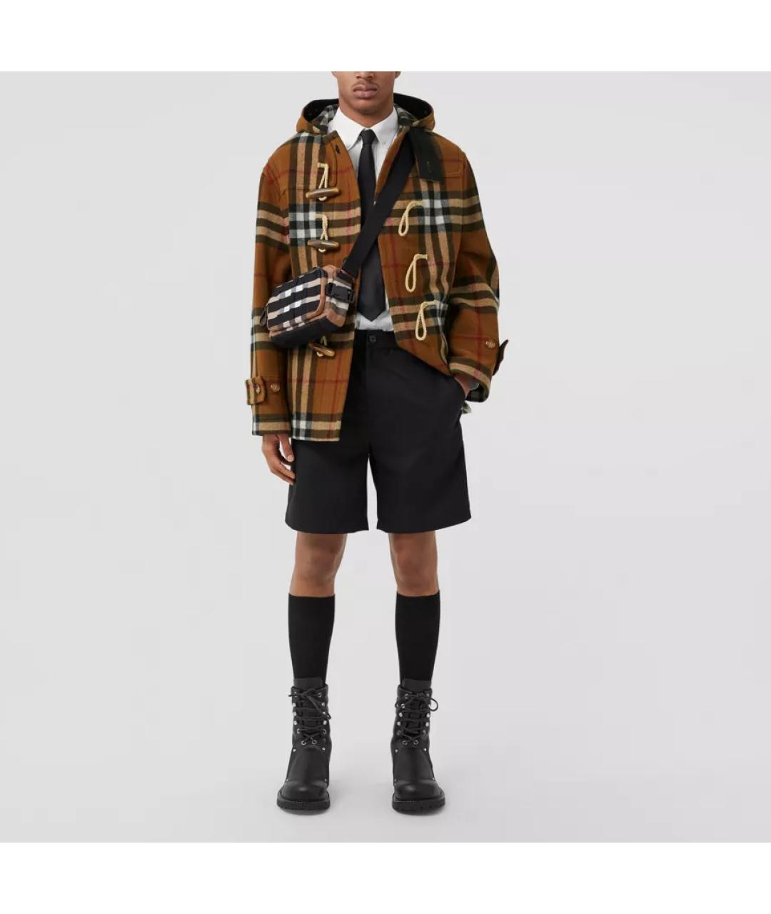 BURBERRY Коричневое пальто, фото 2