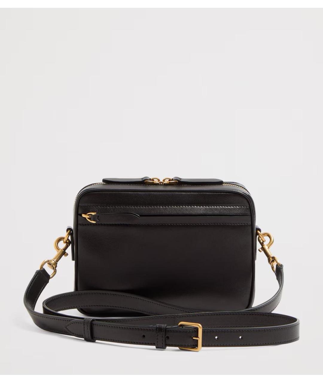 VALENTINO Коричневая кожаная сумка через плечо, фото 3