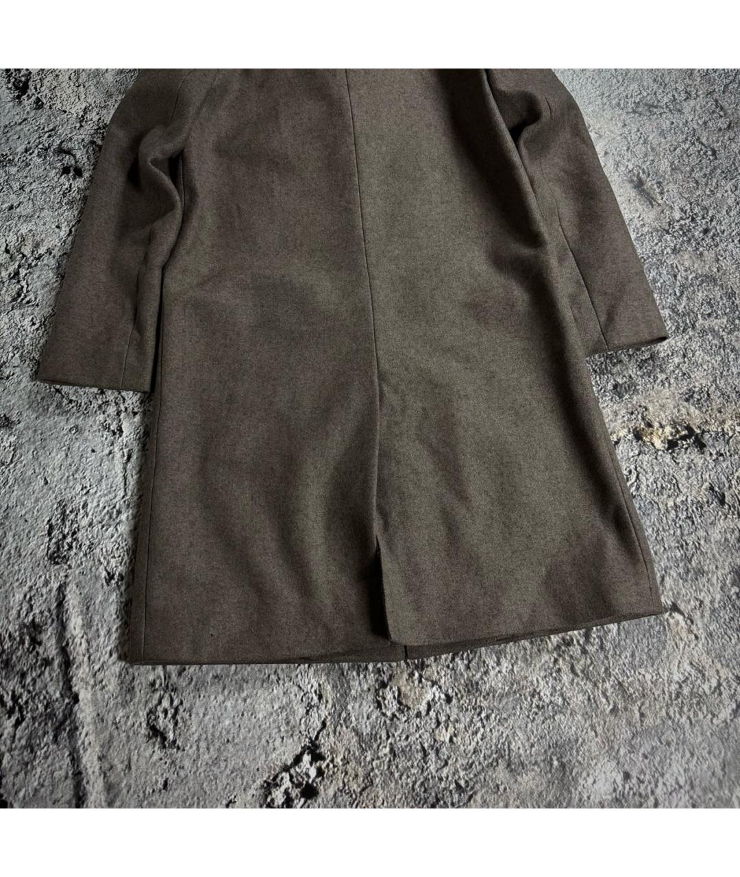 COS Бежевое шерстяное пальто, фото 8