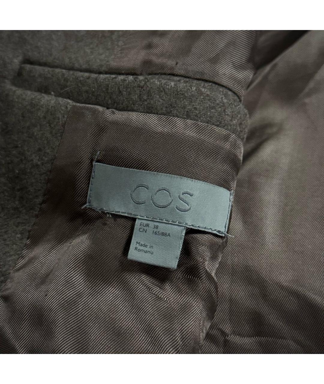 COS Бежевое шерстяное пальто, фото 3