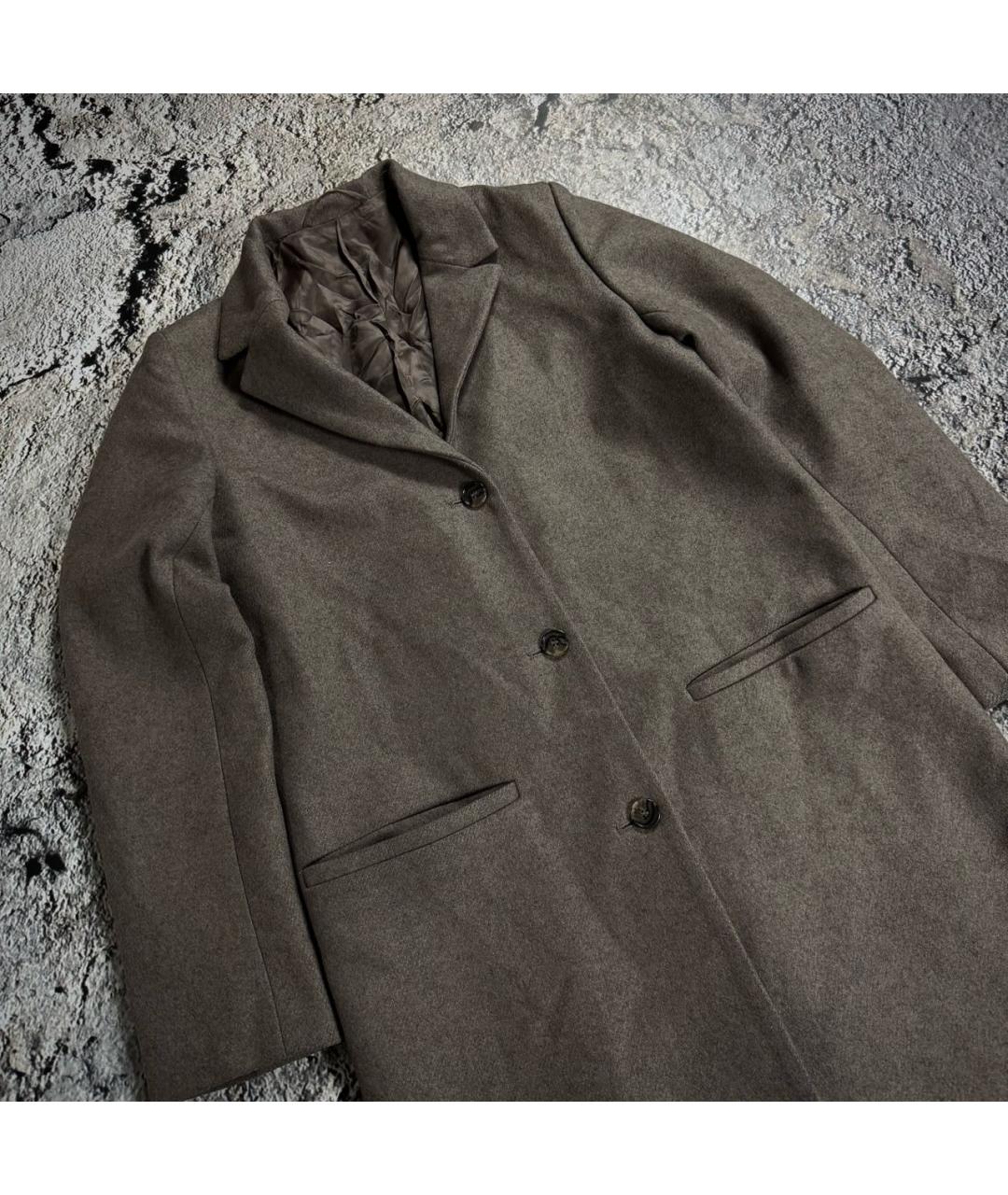 COS Бежевое шерстяное пальто, фото 5