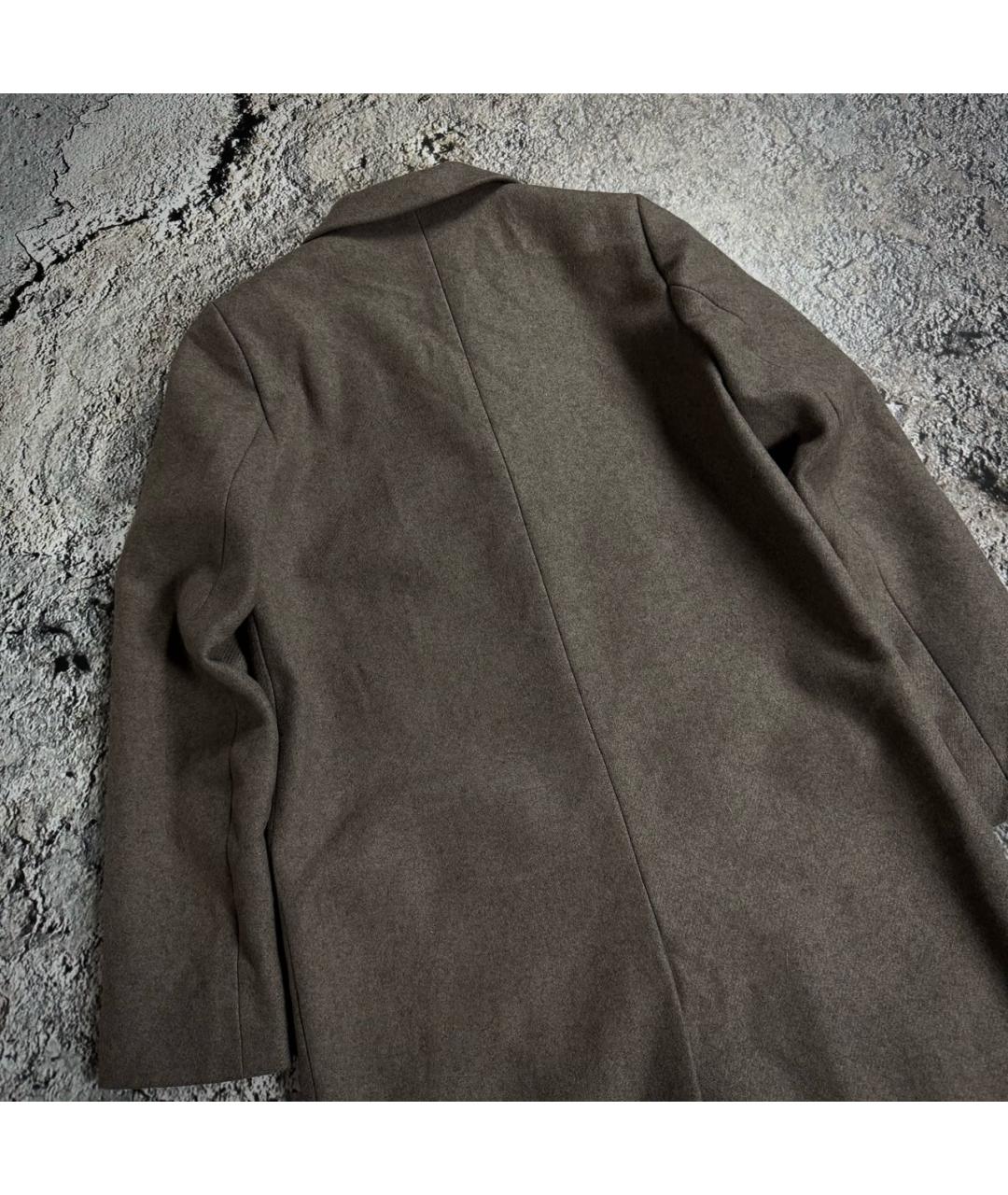 COS Бежевое шерстяное пальто, фото 7